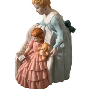 Home Interiors 'The Reading Lesson' Porcelain Figurine